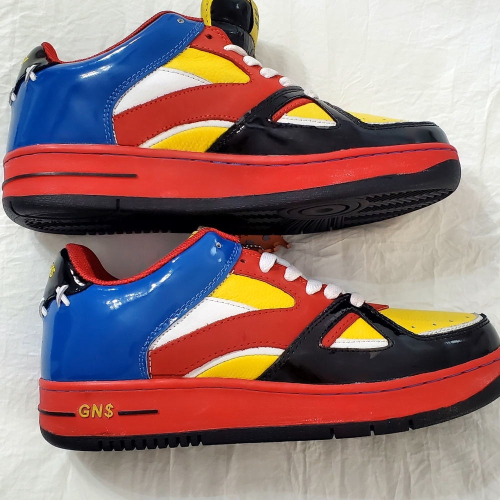 Collectible New Vintage Greedy Genius Heli Blue Phantom Sneaker Mens Size 9 - Picture 6 of 16